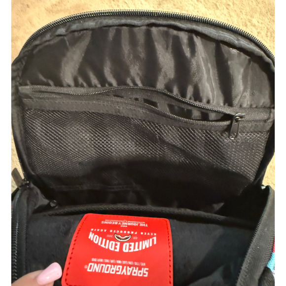 Sprayground Backpack Repeat Mayhem DLXSV Anime Skulls RARE NWOT - Picture 8 of 11